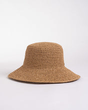 Load image into Gallery viewer, Ariel Straw Bucket Hat
