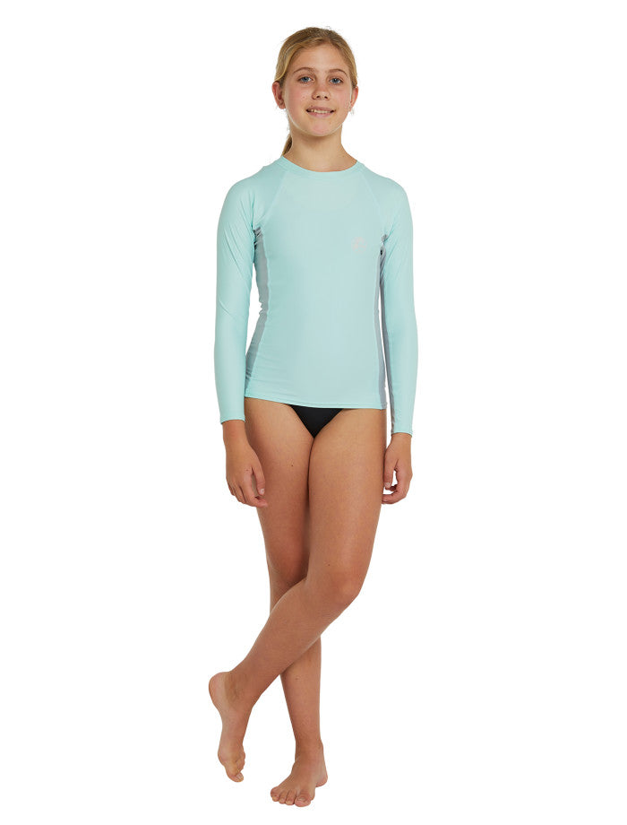 GIRLS CLASSIC UV LS RASH VEST