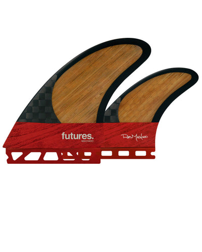 FUTURE FINS MACHADO TWIN - BLACKSTIX-Twin & Keel Fins