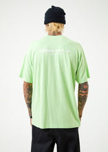 Load image into Gallery viewer, Afends - Horizon - Hemp Retro T-Shirt - Lime Green
