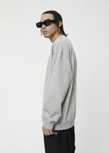 Load image into Gallery viewer, Afends Return To Earth - Recycled Crew Neck Jumper - Shadow Grey Marle
