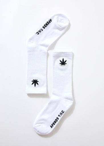 Afends Happy Hemp - Hemp Socks One Pack - White